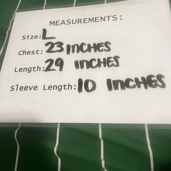 Peter Millar Polo Green White Stripped Short Sleeve Shirt Mens Size Large - Picture 5 of 5